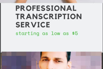 perfectly do 60 minutes audio video transcription