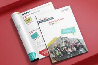 design product catalog, newsletter, and magazine