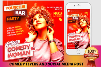 do comedy show, stand up comedy, comedy night flyers