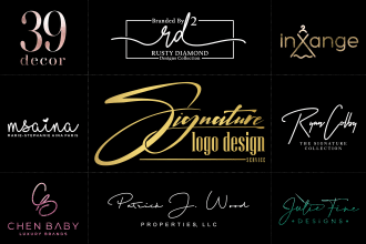 do clothing brand streetwear line modern and signature logo