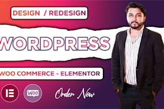 build, redesign, revamp wordpress website development, ecommerce website design