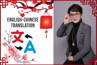 provide professional chinese and english translation service
