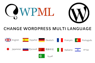 do your wordpress website translation into multilingual using wpml