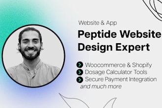 build fda compliant peptide woocommerce website, supplement, nutraceutical store