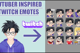 create custom twitch emotes and badges for vtubers