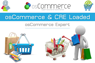 develop and customize oscommerce site
