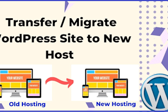 do wordpress migration, backup very fast