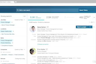 do sourcing, technical recruitment using linkedin