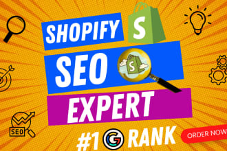 do shopify SEO for 1st page ranking on google