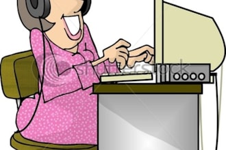 transcribe anything in English up to 1000 words
