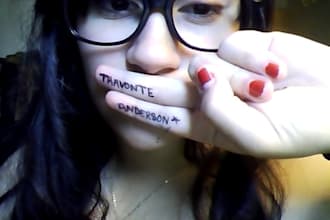 draw you a fansign on my hand or paper