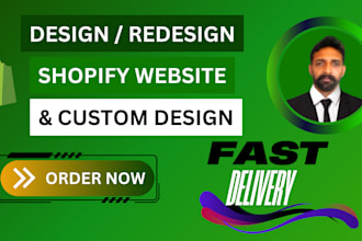 design shopify stores, build shopify websites, customize shopify store