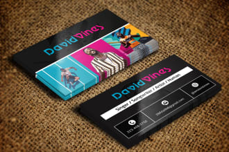 create a minimal, luxurious, and unique business card design