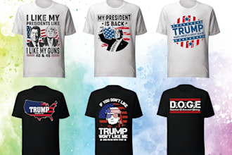 political,election,patriotic and trump t shirt design