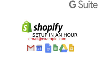 setup gsuite google workspace for your shopify store