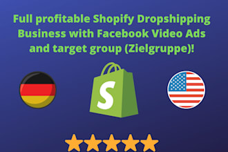 do a full  dropshipping business with a shopify store