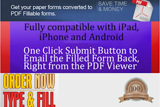 create a fillable PDF form