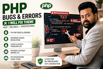fix the bug on your php website