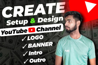 create and verify youtube channel with logo, art, SEO, and professional setup