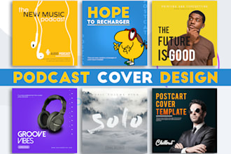 design a professional podcast cover art