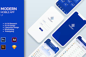create modern ui design