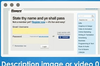 create a website  PRESENTATION video animation