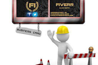 design a professional business card  24 hours