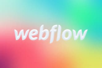 design and develop responsive webflow website