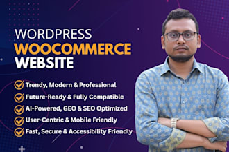 create redesign customize wordpress woocommerce website