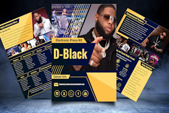 design epk, media kit, press kit, speaker kit, one sheet