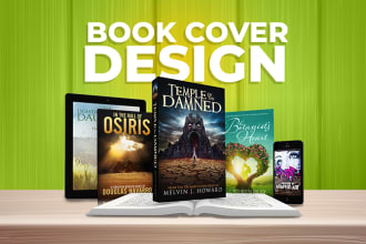 design a unique book cover, album cover,  magazine cover
