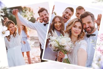 create a wedding, birthday, and anniversary photo slideshow video