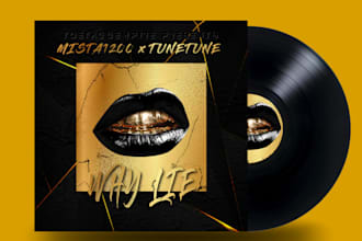 create album single cover design