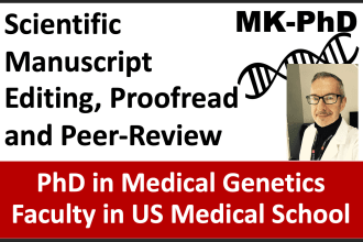 edit and peer review your biomedical manuscript