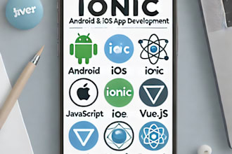 develop android and ios mobile apps using ionic framework