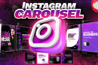 design an attractive, creative carousel post for your instagram