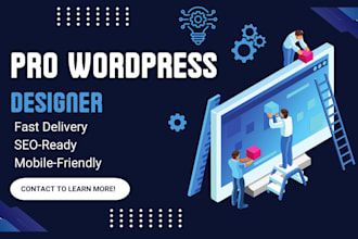 design develop and redesign a responsive wordpress website