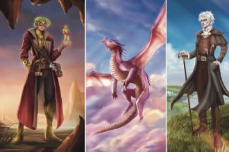 draw your dungeons and dragons character
