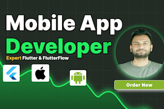 flutter app developer flutterflow, ai mobile app development chatbot uiux design
