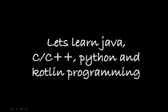 teach you java,c,cpp and python programming