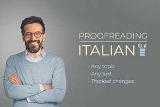 proofread your italian text