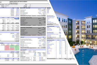 build a custom commercial real estate financial model