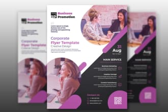 made trending corporate business event flyer design