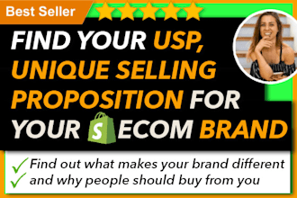 find your usp, unique selling proposition, for your shopify ecom brand