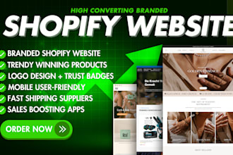 build you a high converting dropshipping shopify website