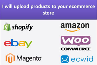 upload products to your ecommerce store