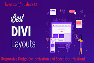 create awesome website or landing page with divi theme