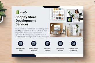 do shopify store design or shopify website design