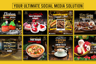 design outstanding social media poster, banner, flyer or ads