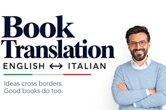 translate books and manuscripts between english and italian